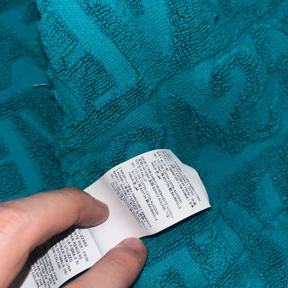 Versace Blue and Gold Robe - Picture 10 of 10